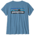 Tricou cu mânecă scurtă Patagonia P-6 Logo Responsibili-Tee Women Shore Blue