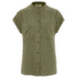 Cămașă cu mânecă scurtă Fjällräven Övik Hemp Shirt SS Women Green