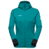 Taiss Light ML Hooded Jacket Women 40322 deep teal-black