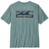 Tricou cu mânecă scurtă Patagonia Boardshort Logo Pocket Responsibili Tee Men Blue Sage