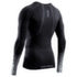 Tricou cu mânecă lungă X-Bionic INVENT GRAPHICS SHIRT LS MEN X BLACK/DARK GREY