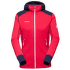 Taiss Light ML Hooded Jacket Women azalea-marine