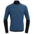 Tricou cu mânecă lungă Devold Running Cover Zip Neck Men 422B FLOOD/ARROWWOOD/INK