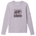 Tricou cu mânecă lungă Columbia Hazeldel Hill™ Long Sleeve Graphic Tee Girls Lavender Pearl, Barely Printed 551