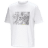 Tricou cu mânecă scurtă Arcteryx Kragg Cotton Lithographica SS Men White Light