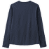 Tricou cu mânecă lungă Patagonia Long-Sleeved Cap Silkweight T-Shirt Kids Boardshort Logo: New Navy