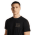 Tricou cu mânecă scurtă Icebreaker Merino 150 Tech Lite SS Tee Forest Footsteps Men BLACK