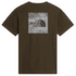Tricou cu mânecă scurtă The North Face BOX NSE CELEBRATION REGULAR SHORT SLEEVE MEN NEW TAUPE GREEN