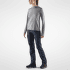 Tricou cu mânecă lungă Fjällräven Abisko Sun-hoodie Women Ultramarine