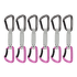 Workhorse Keylock 12 cm 6-Pack Quickdraws grey-pink