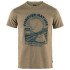 Tricou cu mânecă scurtă Fjällräven Fjällräven Equipment T-shirt Men Suede Brown