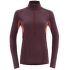 Tricou cu mânecă lungă Devold Running Zip Neck Women PORT