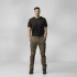 Pantaloni Fjällräven Abisko Hybrid Trail Trousers Men Suede Brown