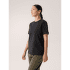 Tricou cu mânecă scurtă Arcteryx Kragg Cotton Little Bird Crew SS Women Pineberry