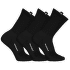 EVERYDAY CREW SOCKS 3 PACK black 0001
