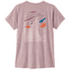 Tricou cu mânecă scurtă Patagonia Cap Cool Daily Shirt - Cloud Crag Women Quiet Violet